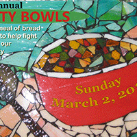 glass mosaic - 19th Annual Empty Bowls