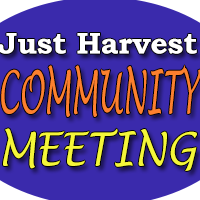 Just Harvest community meeting
