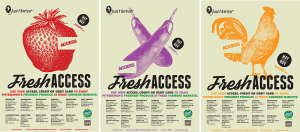 Three Fresh Access posters