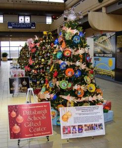 Pittsburgh International Airport Holiday Trees
