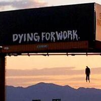 Dying for work in Las Vegas billboard