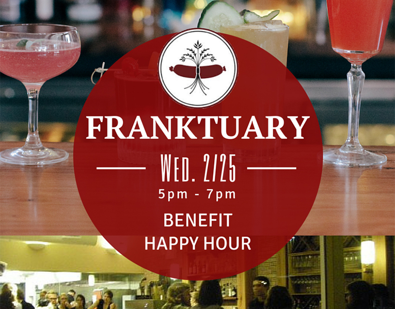 Franktuary Feb. 25 Benefit Happy Hour for Just Harvest