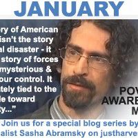 January is Poverty Awareness Month - join us for a special blog series by journalist Sasha Abramsky