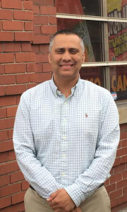 Bashir Akhter in front of his McKees Rocks store