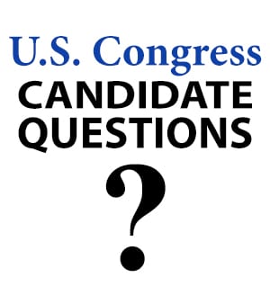 U.S. Congress candidate questions