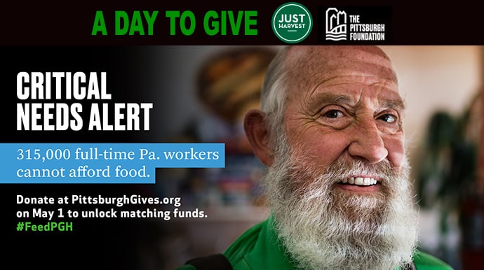 Pittsburgh Foundation May 1 Critical Needs Alert - donate at pittsburghgives.org