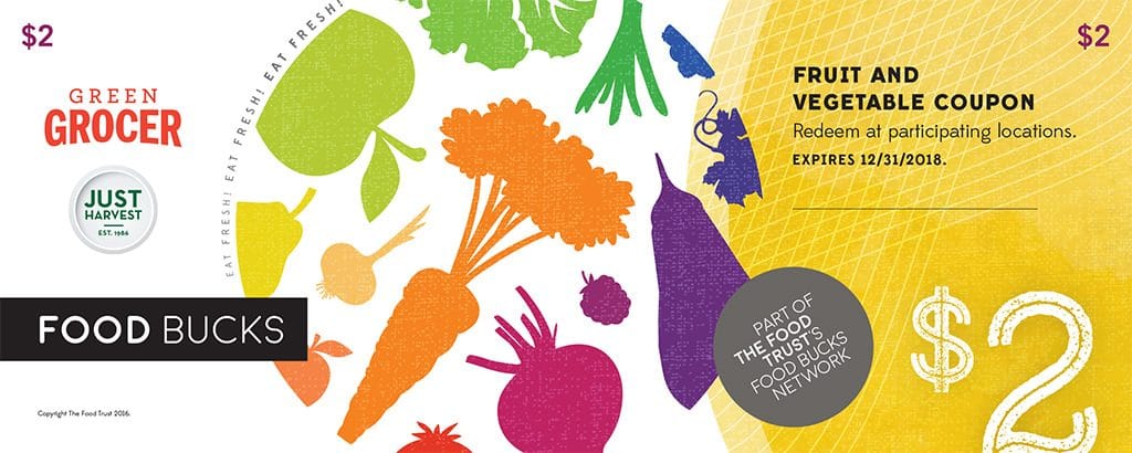 Food Trust Food Bucks Fruit and Vegetable coupon