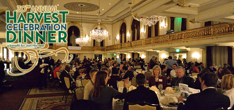 Attendees in the Omni William Penn Hotel ballroom at our Annual Harvest Celebration Dinner