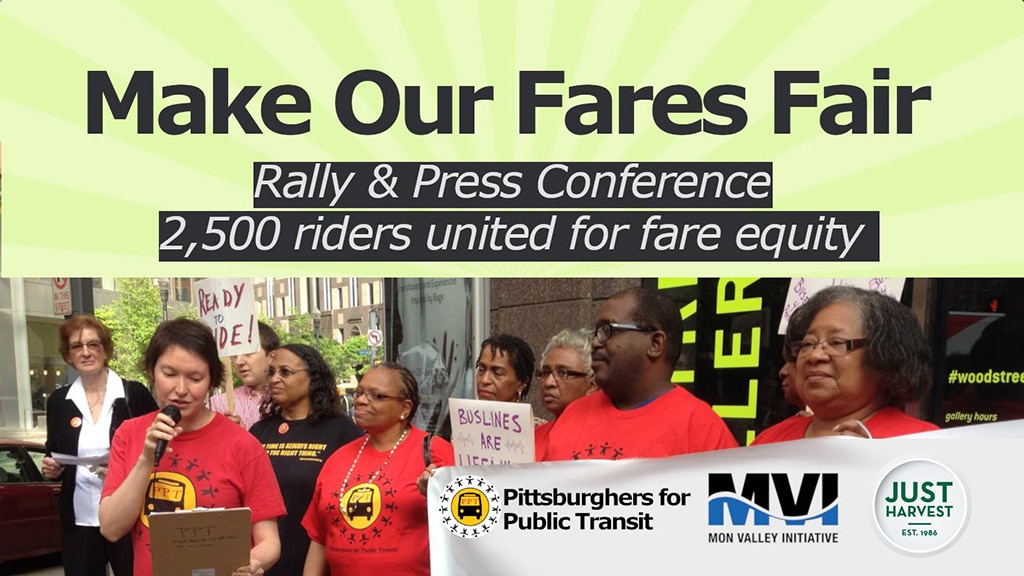 Make Our Fares Fair Rally and Press Conference