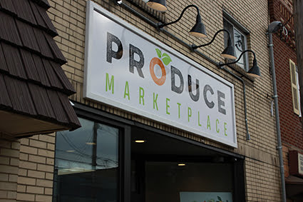 Produce Marketplace storefront | Frank Sottile (TrailBlaze Creative)