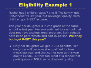 P-EBT Eligibility Example 1