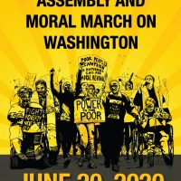 Mass Poor People's Assembly and Moral March on Washington poster