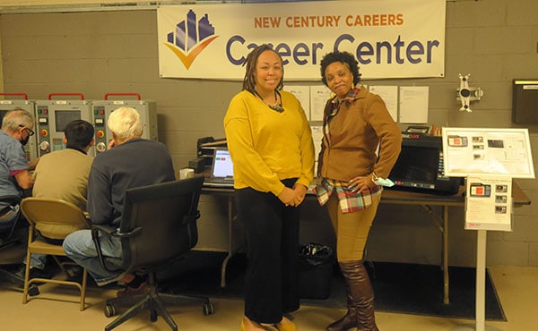 Our food stamp team manager Dontika at New Century Careers