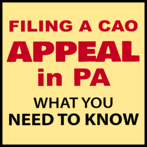 filing a cap appeal in PA: what you need to know