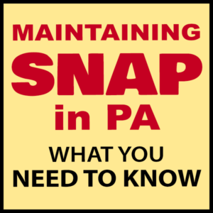 maintaining snap in PA: what you need to know