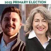 2023 Primary Election headshots of Pittsburgh City Council District 7 candidates Jordan Botta and Deb Gross