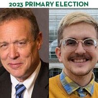 2023 Primary Election headshots for Allegheny County Council District 11 candidates Paul Klein and Dennis McDermott