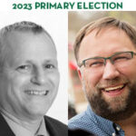 2023 Primary Election headshots for Pittsburgh City Council District 1 candidates Steven Oberst and Bobby Wilson