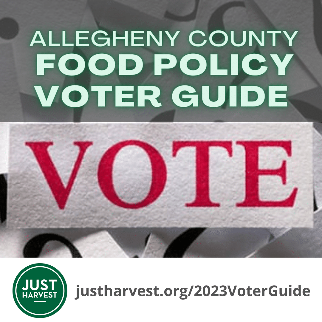 2023 Allegheny County Primary Election Voter Guide on Food Policy